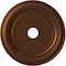 Ekena Millwork Traditional PVC Medallion (Canopies up to 13 1/2"), 22"OD x 3 1/2"ID x 1 1/2"P, Metallic Dark Copper CMP22TRCDC - alternate 1
